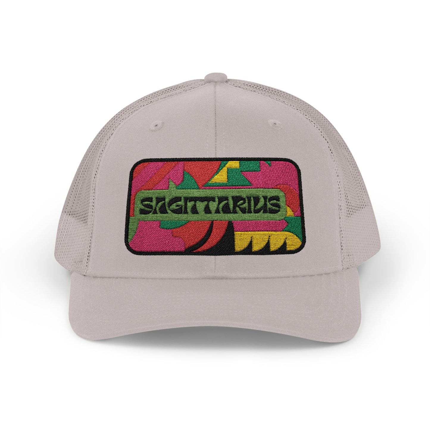 Sagittarius Trucker Hat - Retro Astrology Snapback Cap - Embroidered Horoscope Hat