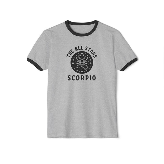 Scorpio All Stars Ringer T-Shirt – Retro Scorpio Tee