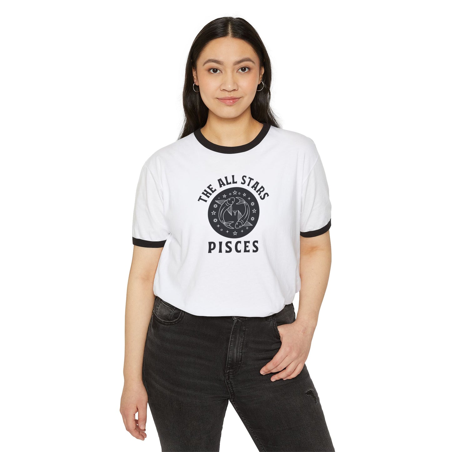 Pisces All Stars Ringer T-Shirt – Retro Pisces Tee