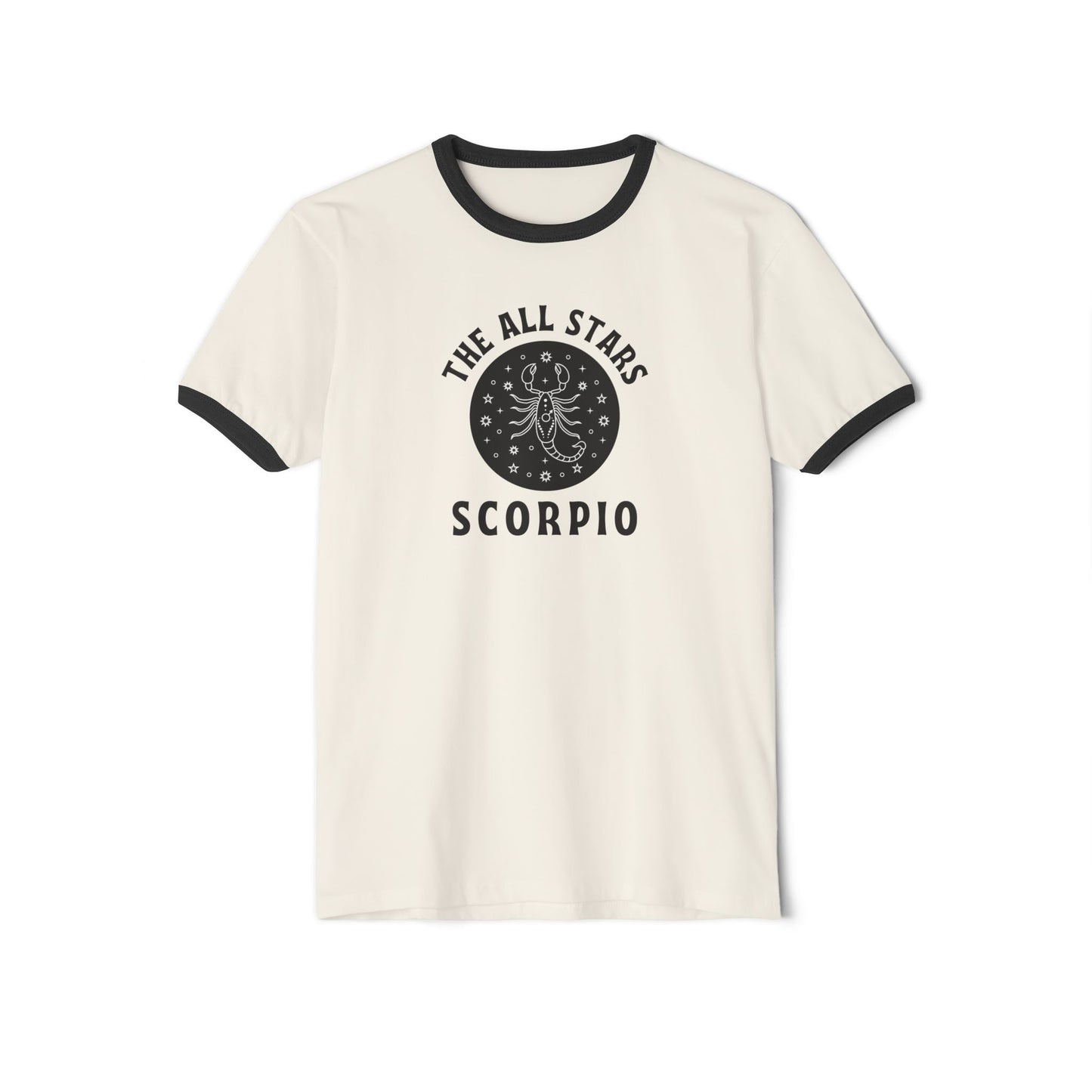 Scorpio All Stars Ringer T-Shirt – Retro Scorpio Tee