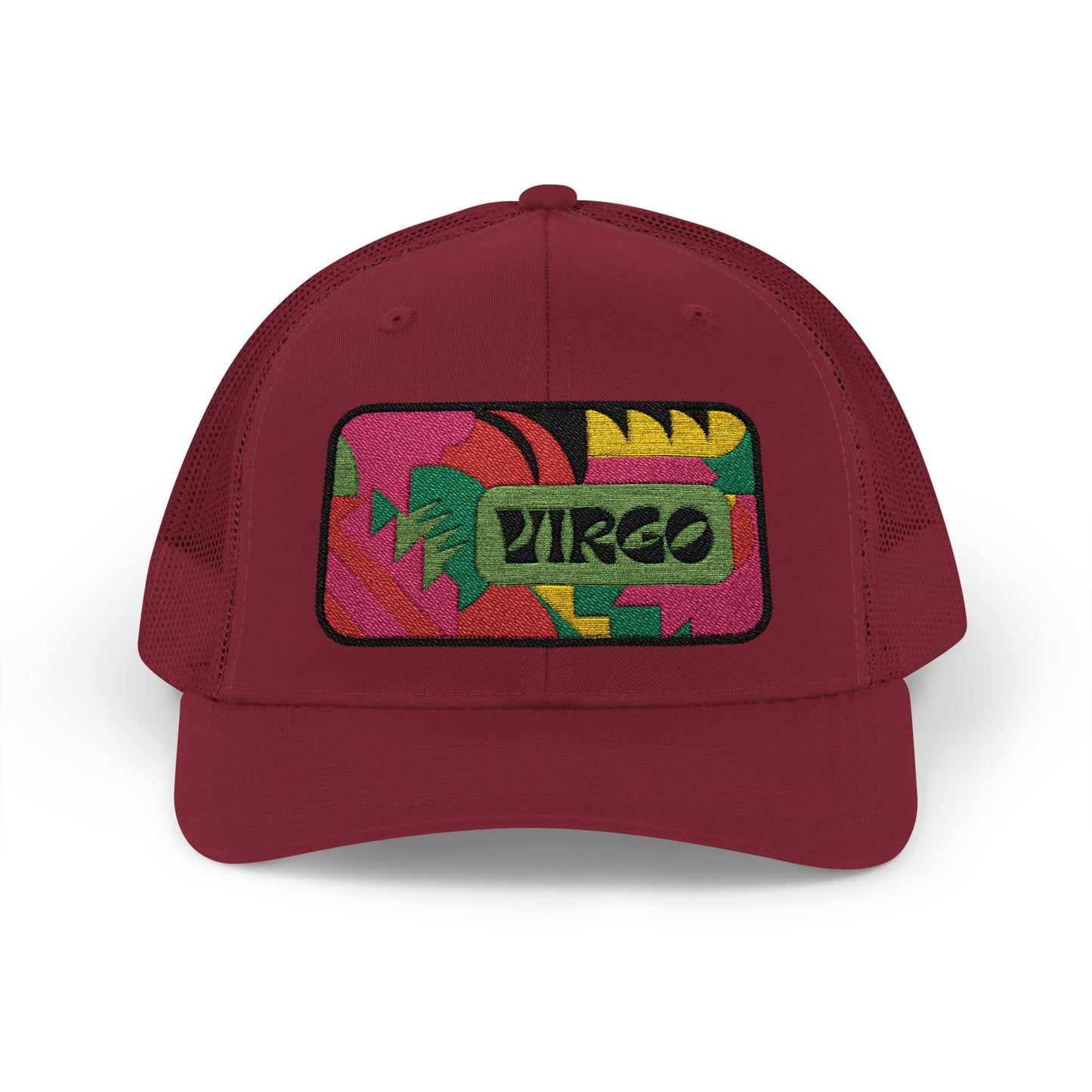 Virgo Trucker Hat - Retro Astrology Snapback Cap - Embroidered Horoscope Hat