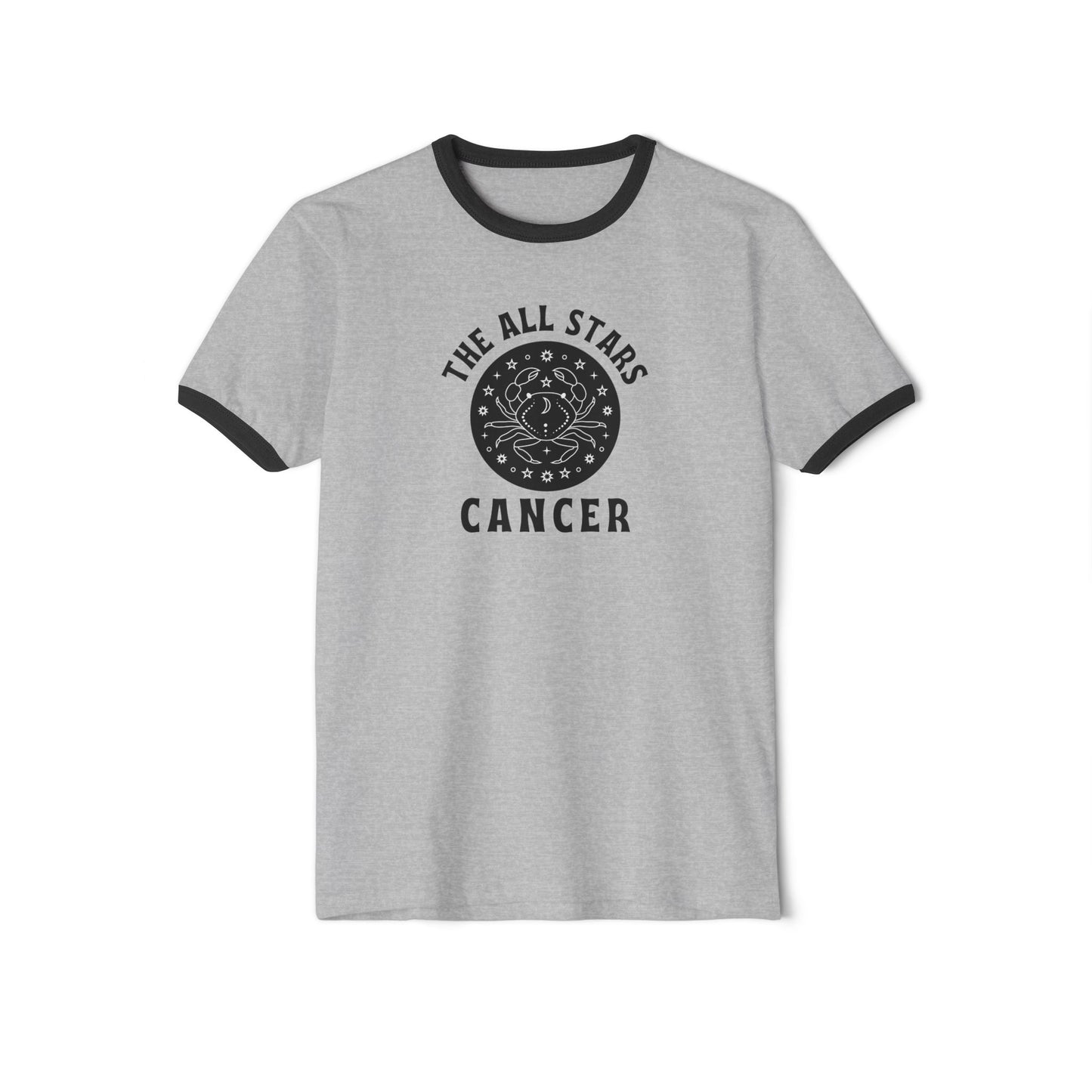 Cancer All Stars Ringer T-Shirt – Retro Cancer Tee