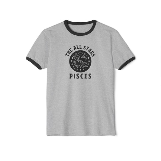 Pisces All Stars Ringer T-Shirt – Retro Pisces Tee