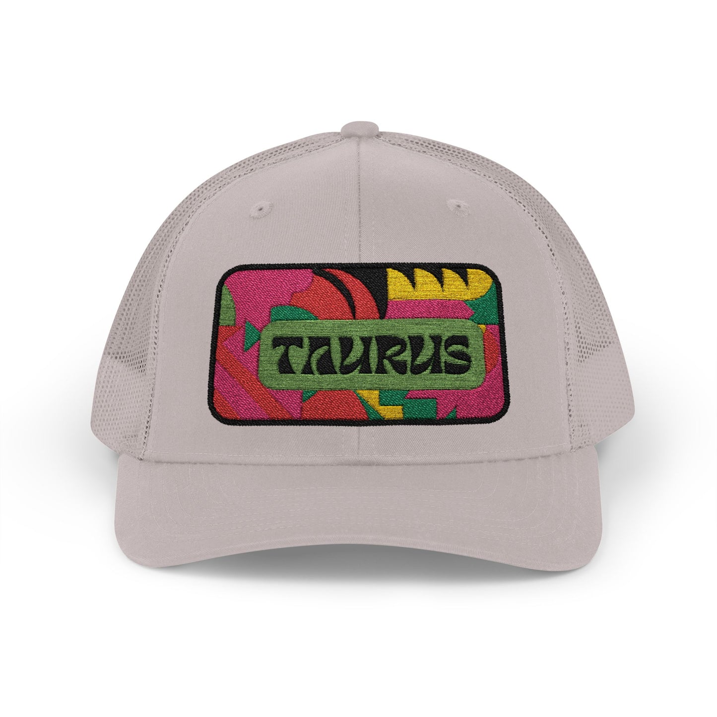 Taurus Trucker Hat - Retro Astrology Snapback Cap - Embroidered Horoscope Hat