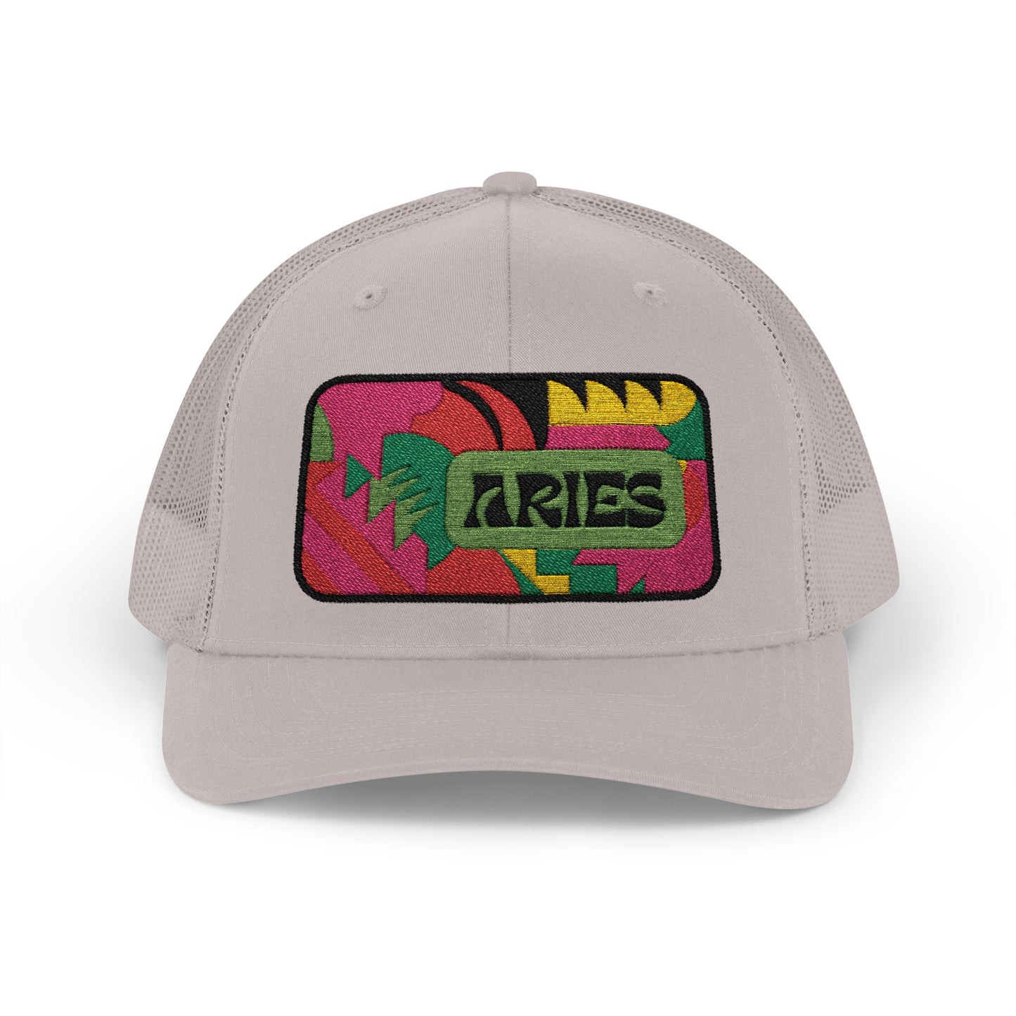 Aries Trucker Hat - Retro Astrology Snapback Cap - Embroidered Horoscope Hat